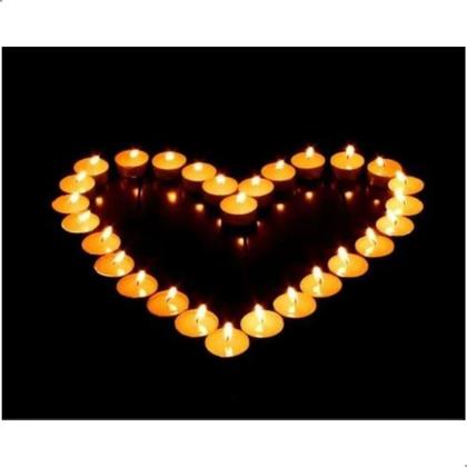 Imagem de Kit 10 Velas Rechaud Decoração Festas Casamento Lamparina Dia dos Namorados
