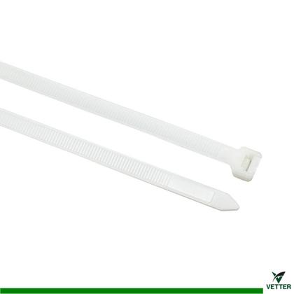 Imagem de Kit 100 Abraçadeira Nylon Várias Medidas Cinta Plástica Prender Organizar Cabos Peças