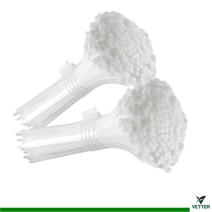 Imagem de Kit 100 Abraçadeira Nylon Várias Medidas Cinta Plástica Prender Organizar Cabos Peças