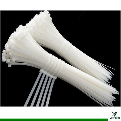 Imagem de Kit 100 Abraçadeira Nylon Várias Medidas Cinta Plástica Prender Organizar Cabos Peças