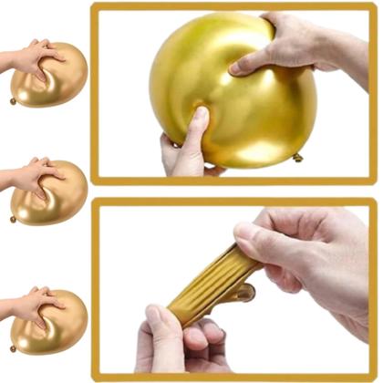 Imagem de Kit 100 Balões Festa Patrulha Canina Tira Arco Desconstruído 5 Metros, Balão de Aniversário, Balão Amarelo, Azul, Vermelho