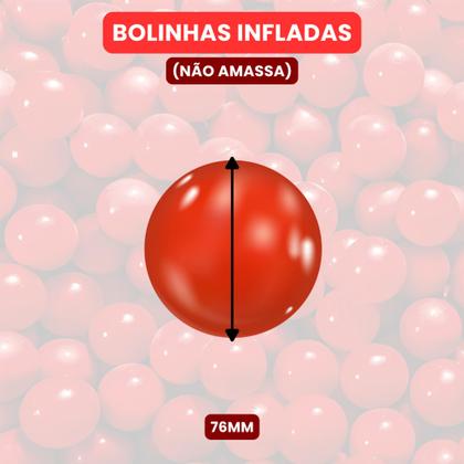 Imagem de Kit 100 Bolinhas para Piscina Infantil  Coloridas, Resistentes, Não Amassam