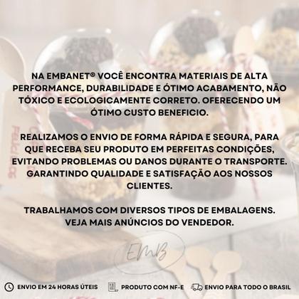 Imagem de Kit 100 Copos Da Felicidade 200ml Com Tampa Bolha e Colher 