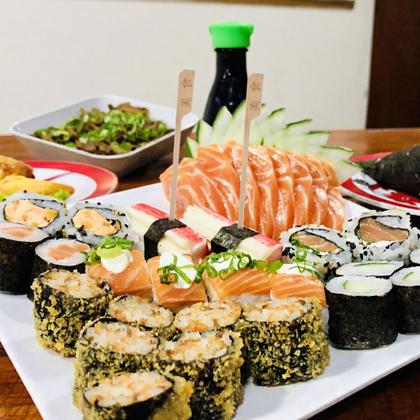 Imagem de Kit 100 Espetinho Kanji Oriental 12 Cm Festa Lanche Petisco