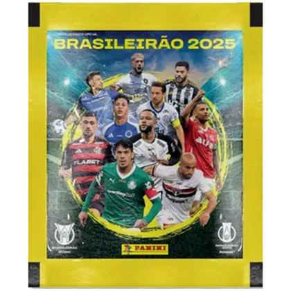 Imagem de Kit 100 Figurinhas Brasileirão 2025 Panini Em 20 Envelopes