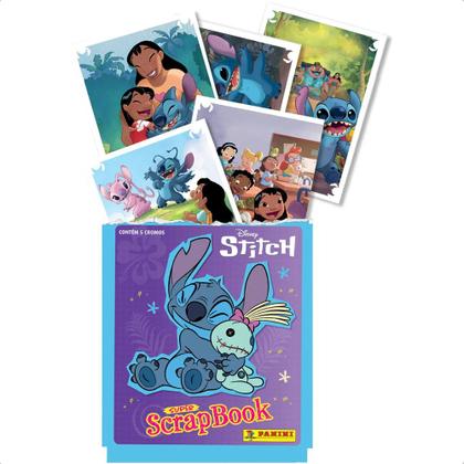 Imagem de Kit 100 Figurinhas Disney Stitch Super ScrapBook 2025 (20 Envelopes)