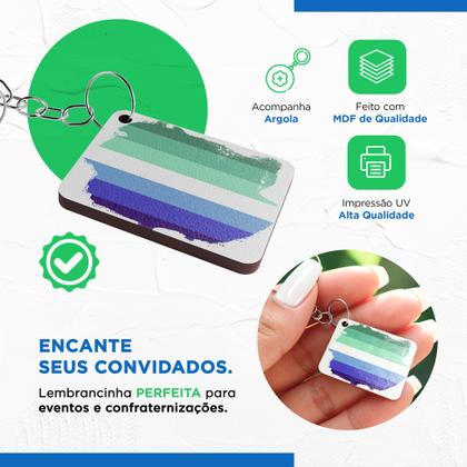 Imagem de Kit 100 MDF Chaveiros LGBT Especial