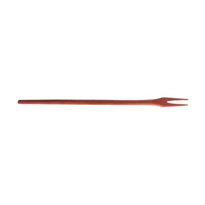 Imagem de Kit 100 Peças Garfo Petisco Grande De Pau Madeira 22 Cm
