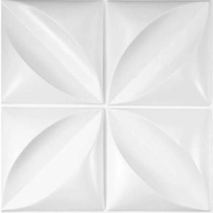 Imagem de Kit 100 Placas decorativa 3D PVC 25cmX 25cm revestimento de parede