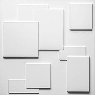 Imagem de Kit 100 Placas decorativa 3D PVC 25cmX 25cm revestimento de parede