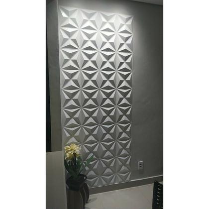Imagem de kit 100 Placas PVC 3d Revestimento De Parede Decorativa 25 cm