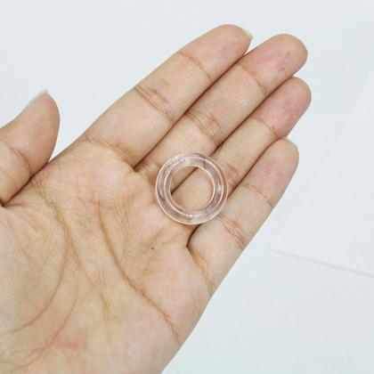 Imagem de Kit 100 Unidades de Argolas Pequenas 2,3cm Incolor Para Artesanato