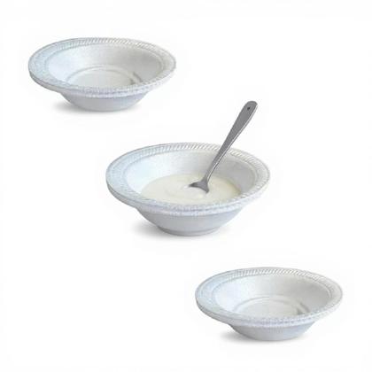 Imagem de Kit 1000 Cumbucas sopa caldo descartável térmica 200ml-15cm