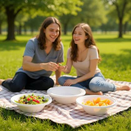 Imagem de Kit 1000 Cumbucas sopa caldo descartável térmica 200ml-15cm