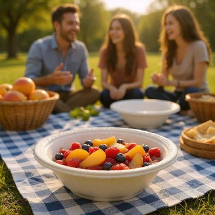 Imagem de Kit 1000 Cumbucas sopa caldo descartável térmica 200ml-15cm