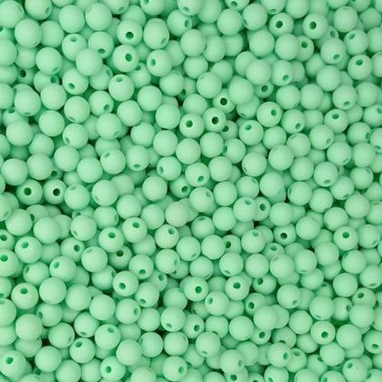 Imagem de Kit 1000 Perolas Leitosa Inteira 6mm Com Furo 5 Cores