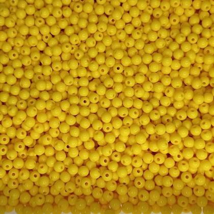 Imagem de Kit 1000 Perolas Leitosa Inteira 6mm Com Furo 5 Cores