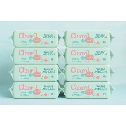 Imagem de Kit 1000 Toalhas Umedecidas Kit Lenço Umedecido Bebe Praticidade e Cuidado em Cada Toque