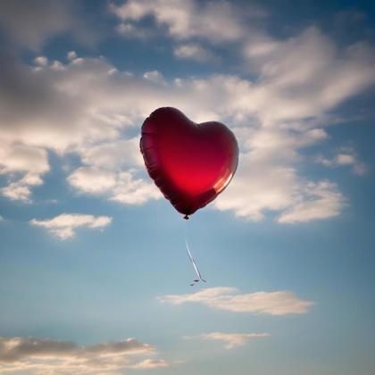 Imagem de Kit 100un Balão coração de látex Número 12 vermelho 30 cm