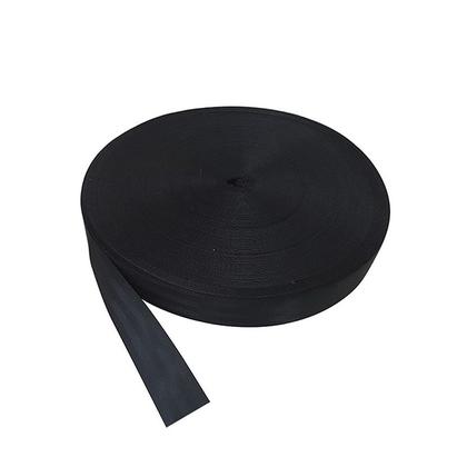 Imagem de Kit 10m Cinta  Poliester 50mm. Cinto Automotivo Preto Fitacabo