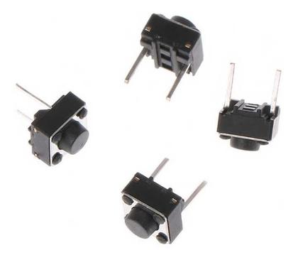 Imagem de Kit 10x chave táctil kfc-a06 - 6x6x5 mm - 2 terminais