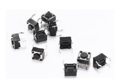 Imagem de Kit 10x chave táctil kfc-a06 - 6x6x5 mm - 4 terminais