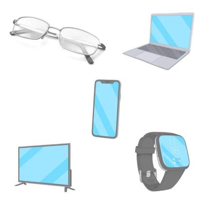 Imagem de Kit 10x Limpa lentes 25ml para óculos tela de celular tablet e Notebook - Clean up