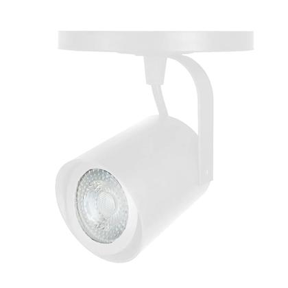 Imagem de Kit 10x Spot Luminária Sobrepor Redondo Com Canopla Direcionável GU10 + Lâmpada Luz Led MR16