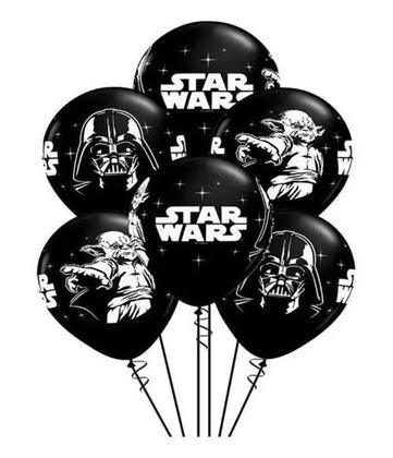 Imagem de Kit 11 Balões de Festa Star Wars - Yoda Darth Vader e Outros