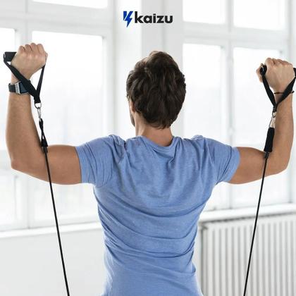 Imagem de Kit 11 Elastico Extensor Para Treino Exercicio Fisioterapia