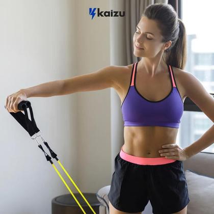 Imagem de Kit 11 Elastico Extensor Para Treino Exercicio Fisioterapia