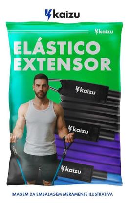 Imagem de Kit 11 Elastico Extensor Para Treino Exercicio Fisioterapia