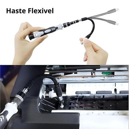 Imagem de Kit 115 Chave Precisão Reparo Celular Tablet Notebook Fenda