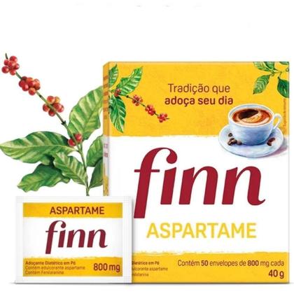 Imagem de Kit 12 Adoçante Sachet Finn Com 50 Unidades