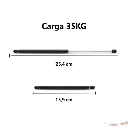 Imagem de Kit 12 Amortecedores Pistão Mola A Gas 254 X 159 Mm 35kg - UN / 12