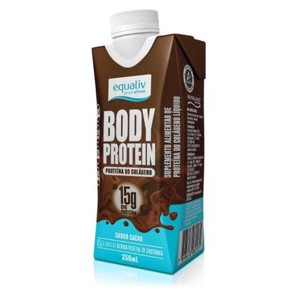 Imagem de Kit 12 Body Protein Cacau  250ml Equaliv 