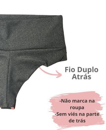 Imagem de Kit 12 Calcinha Fitness Cós Alto Fio Duplo Modeladora Viére