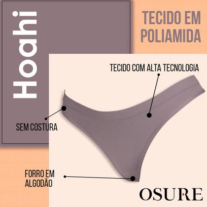 Imagem de Kit 12 Calcinhas Fio Dental Poliamida Calcinha Sem Costura Forro de Algodão Confortável