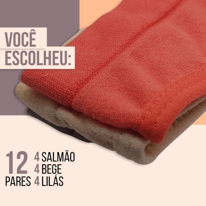 Imagem de Kit 12 Calcinhas Fio Dental Poliamida Calcinha Sem Costura Forro de Algodão Confortável