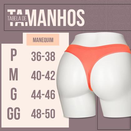 Imagem de Kit 12 Calcinhas Fio Dental Poliamida Calcinha Sem Costura Forro de Algodão Confortável