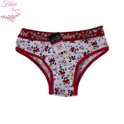 Imagem de Kit 12 Calcinhas Menina Moça Juvenil em Algodão