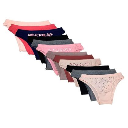 Imagem de Kit 12 Calcinhas Sortidas Trifil Tecnologia Sem Costura