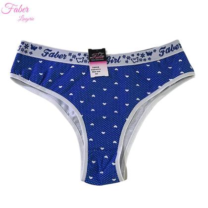 Imagem de Kit 12 Calcinhas Tanga Cotton 100% Algodão Calcinha Conforto