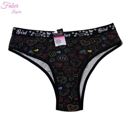 Imagem de Kit 12 Calcinhas Tanga Cotton 100% Algodão Calcinha Conforto