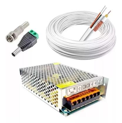 Imagem de Kit 12 Cameras Segurança Intelbras 1120b Full Color, Dvr 1016c 16ch Com Hd 2 Tera