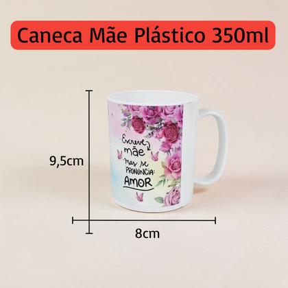 Imagem de Kit 12 Caneca de Dia Das Mães 400ml Presente Lembrancinha Cor:Sortidas