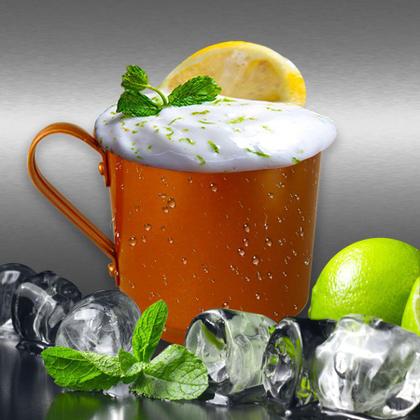 Imagem de Kit 12 Caneca Moscow Mule Alumínio Pintura na cor Cobre 370ml - Ficone Decor