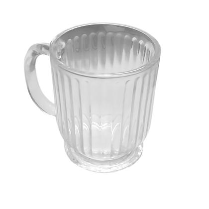 Imagem de Kit 12 Caneca Xicara Vidro Canelada Grafiatto Chá Café 200ml