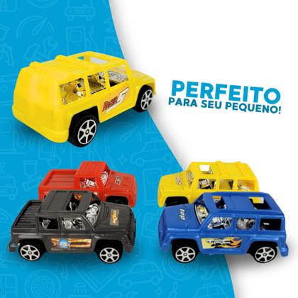 Imagem de Kit 12 Carrinhos Estilo Hot Wheels Carros Miniatura Fricção