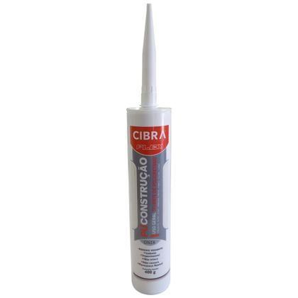 Imagem de Kit 12 Cola Selante Poliuretano Cibra Pu 400g Cinza